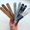 Hand die set vijlen van Orly omhoog houdt