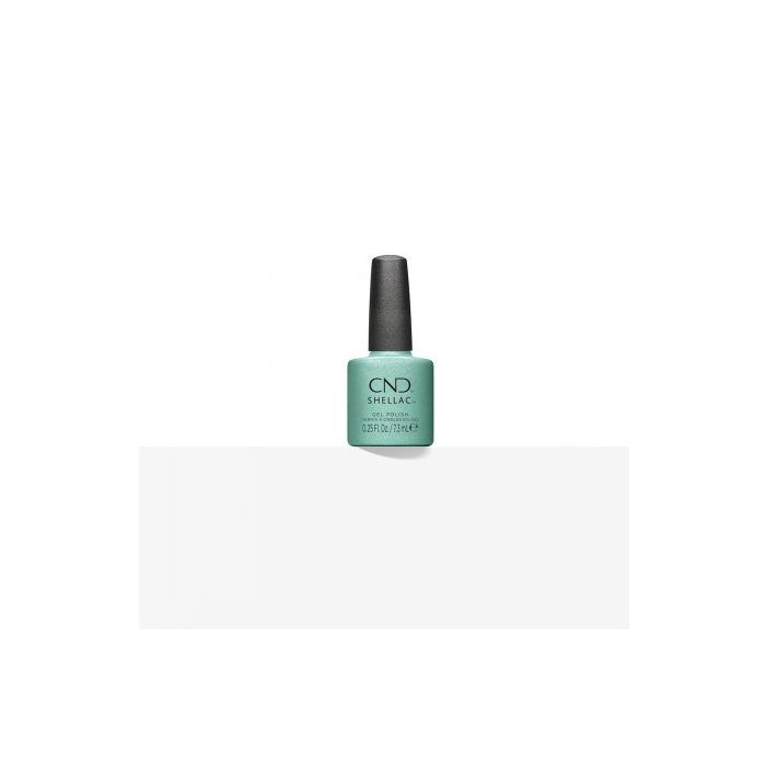 CND Shellac Clash Out, zomers groene shimmer gellak
