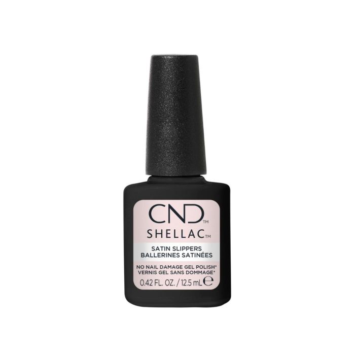 CND™ SHELLAC™ Satin Slippers #297 12,5 ml melkroze gellak