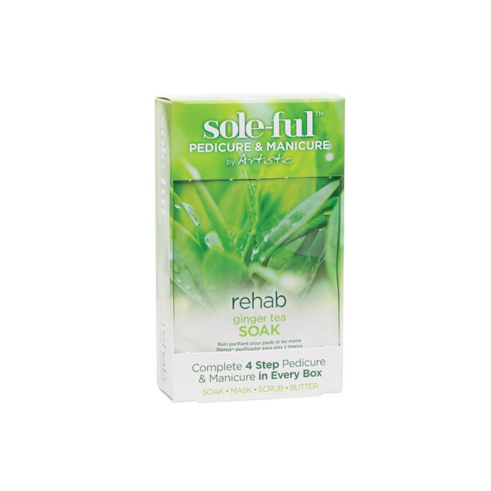 Sole-Ful Rehab 4 stappen spa behandeling soak mask scrub butter