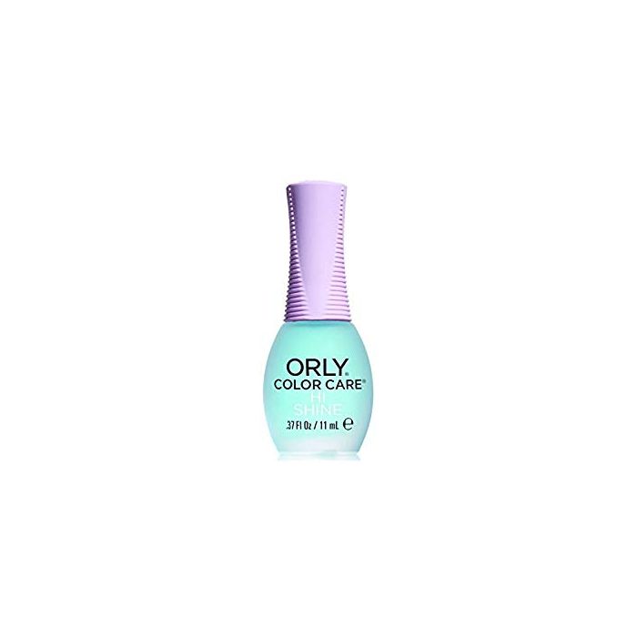 ORLY Color Care Hi Shine aangebracht op nagels voor spiegelglans effect