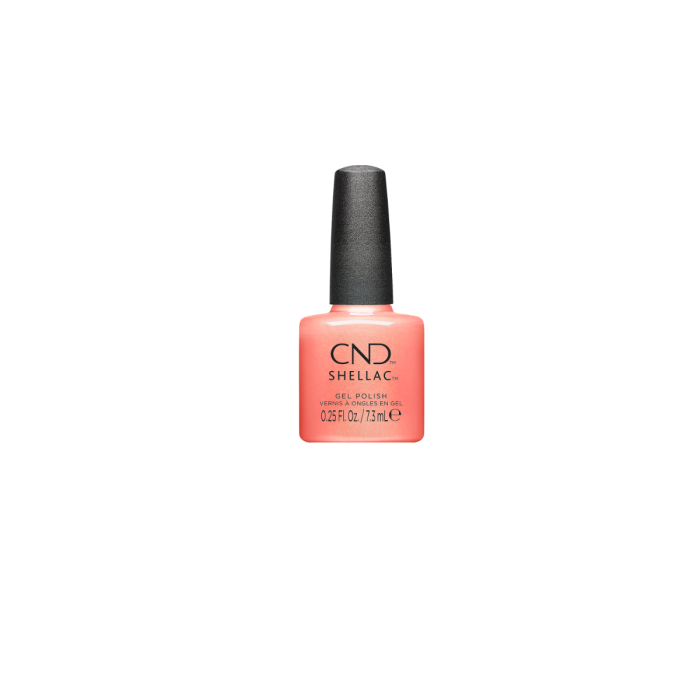 CND Shellac Apribot 7,3 ml warme abrikoos gellak met pearl finish
