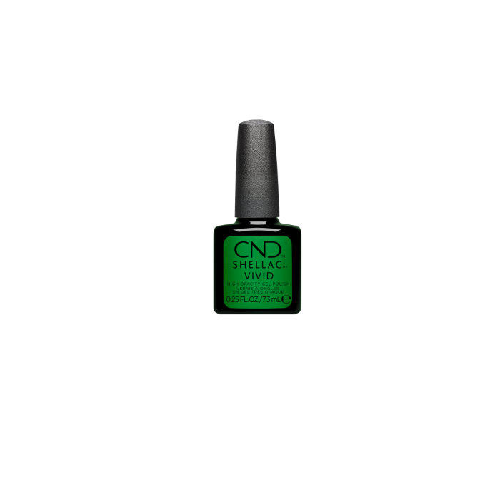 CND Shellac VIVID Shamrock Green