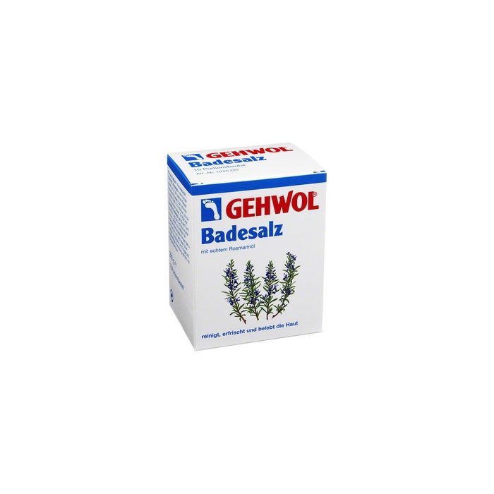 Gehwol Badzout met Rozemarijnolie 10×25 g voetbad
