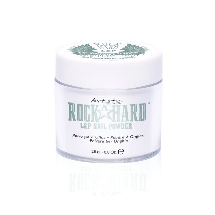 Artistic Rock Hard L&P Acrylic VIP Bright White 28g professionele witte acrylpoeder voor French manicure