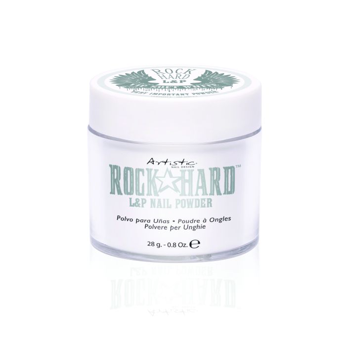 Artistic Rock Hard L&P Acrylic VIP Soft White 28g professionele zacht witte acrylpoeder voor French manicure