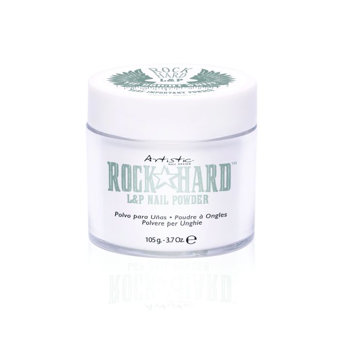Artistic Rock Hard L&P Acrylic VIP Bright White 105g professionele witte acrylpoeder voor French manicure salonverpakking