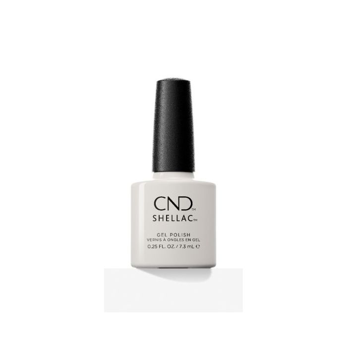 CND Shellac All Frothed Up 7,3 ml amandelwitte gellak met zachte romige ondertoon, professioneel Shellac product met 20 procent korting.
