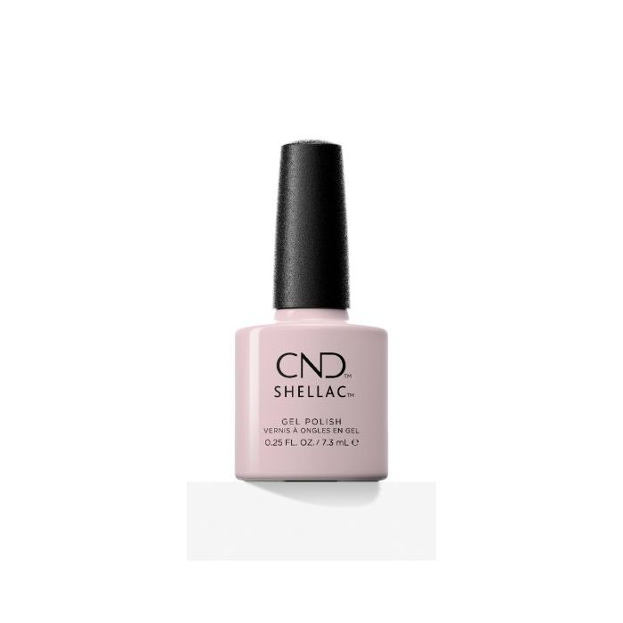 De CND Shellac Backyard Nuptials 7,3ml, zacht roze nude gellak