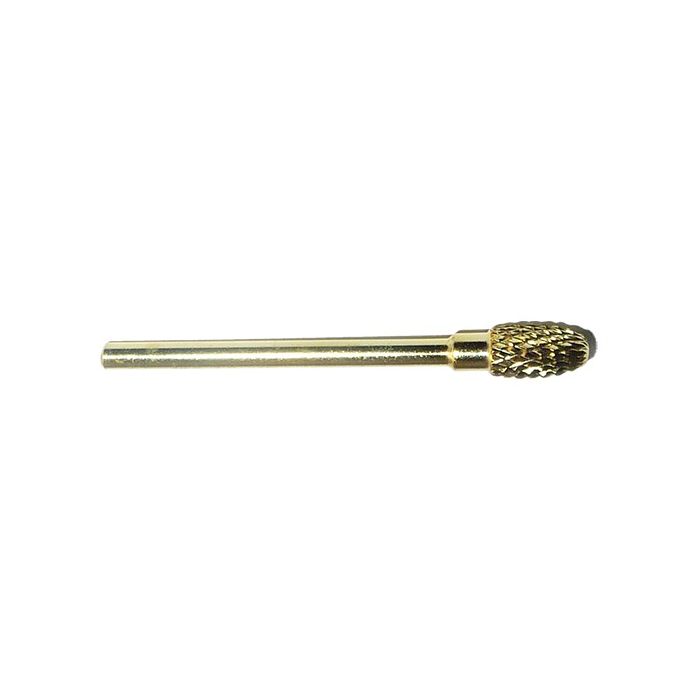 bellure carbide safety top barrel bit gold voor gel biab acryl manicure pedicure