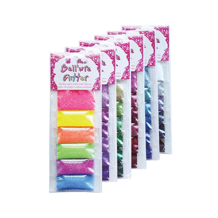 Bell’Ure Glitter Palette – Neon Fluos (6 st)