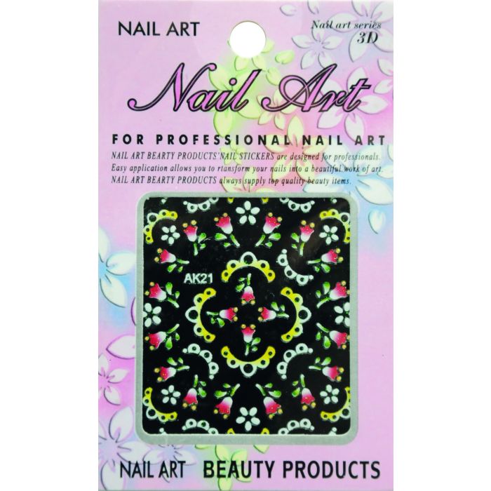 Bell'ure Stickers 3D Bloemetjes