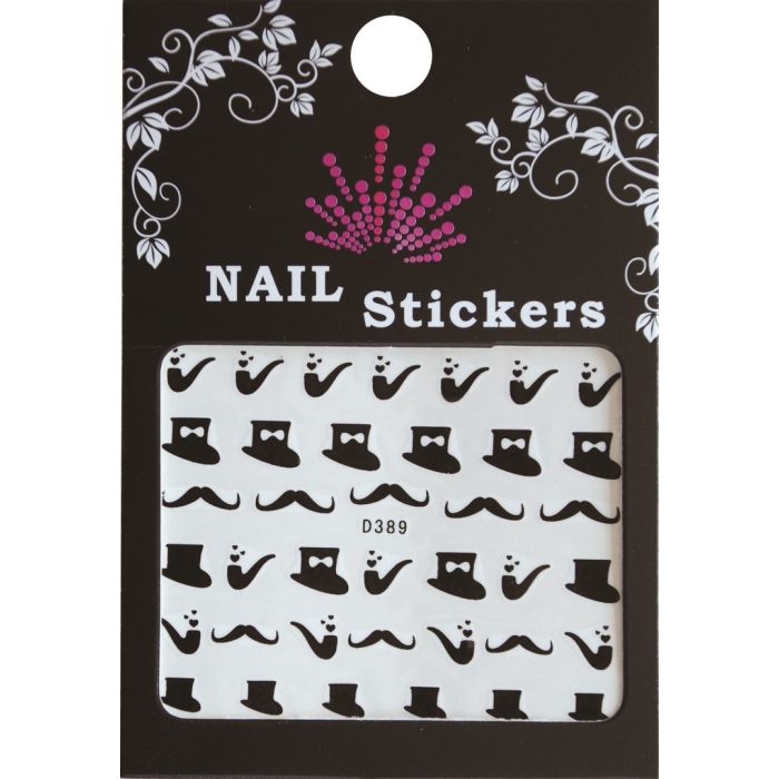Bell'Ure Nail Stickers Moustache
