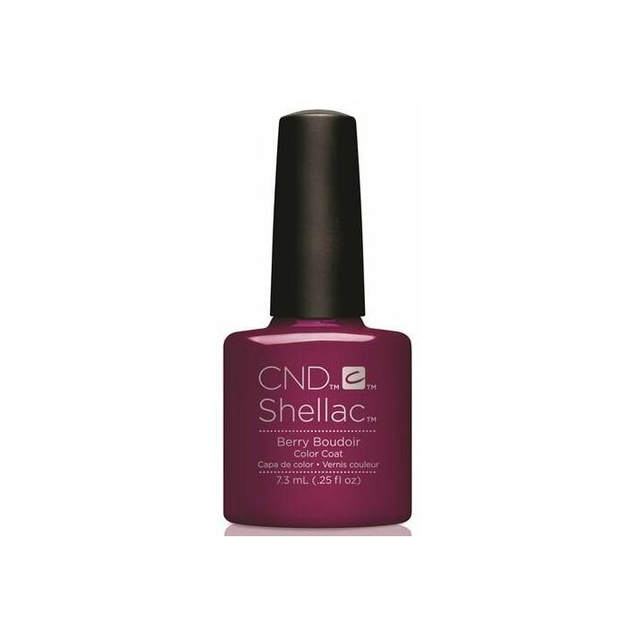 CND Shellac Berry Boudoir 7,3 ml diepe berry bordeaux gellak bij Belgium Oro Nails nagelgroothandel in Wommelgem, Antwerpen, België