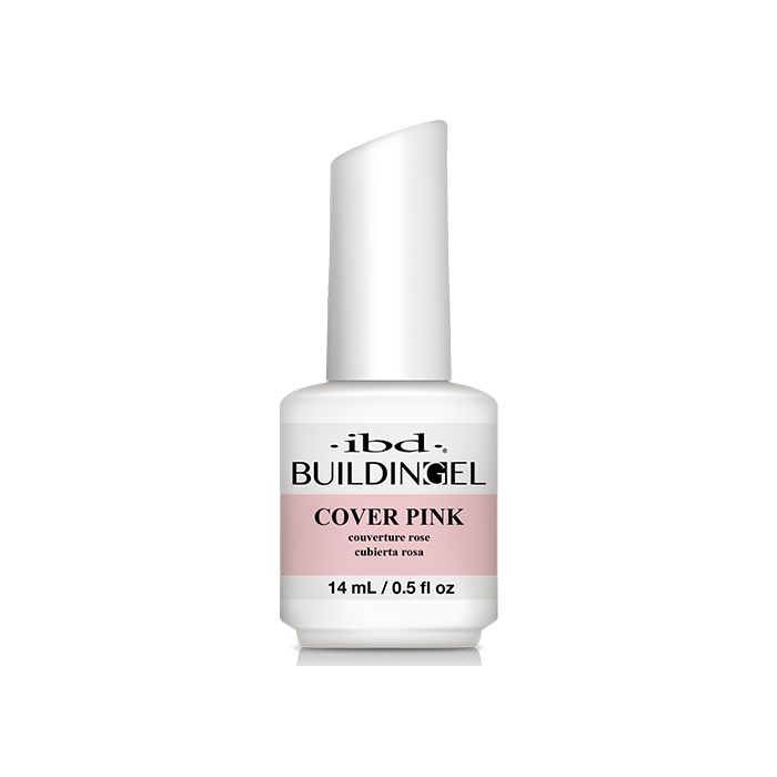 IBD Building Gel Cover Pink 15ml (BIAB) – TPO-vrije Dekkende Roze Gel Builder in a bottle
