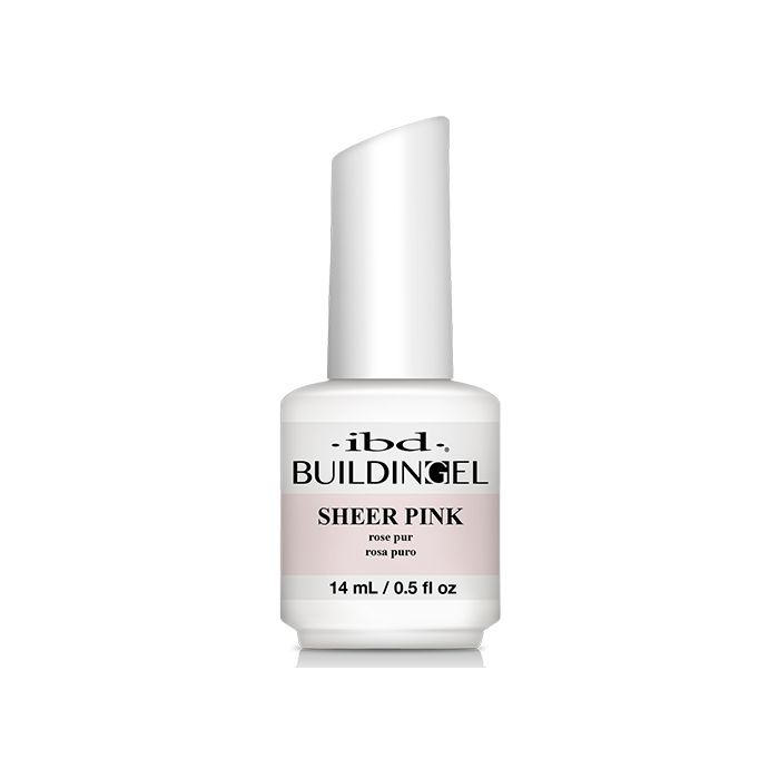 IBD Building Gel Sheer Pink 15ml (BIAB) – TPO-vrije Roze Builder Gel
