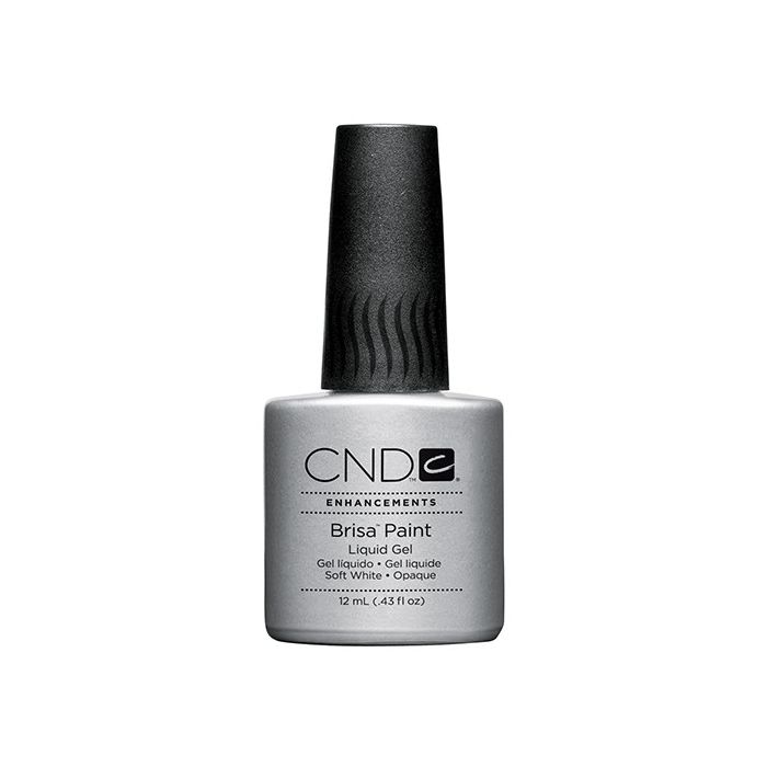 CND BRISA Paint Pure White Opaque witte French manicure smile line