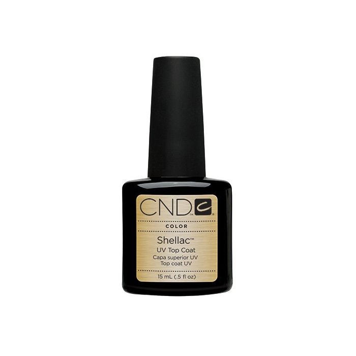 CND Shellac Top Coat 15 ml Original Top Coat van Belgium Oro Nails in Wommelgem, regio Antwerpen, online bestelbaar voor professionele salons in België en Nederland