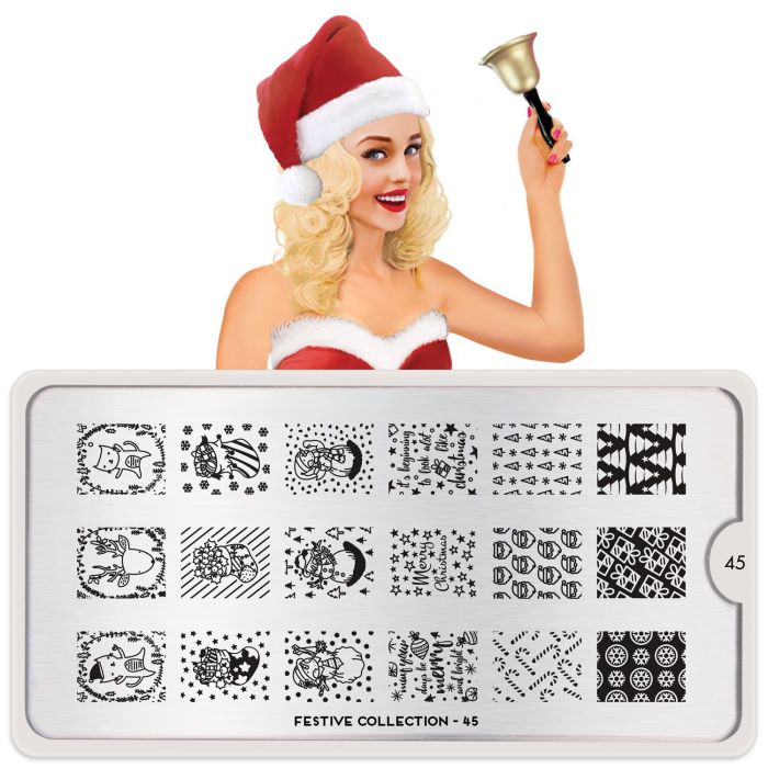 MoYou Festive 45 Stempelplaat (Christmas)