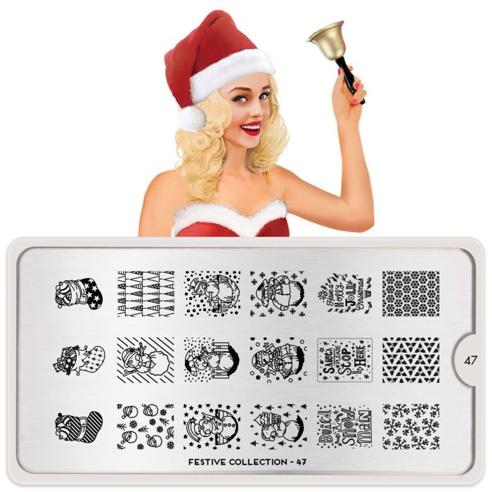 MoYou Festive 47 Stempelplaat (Christmas)