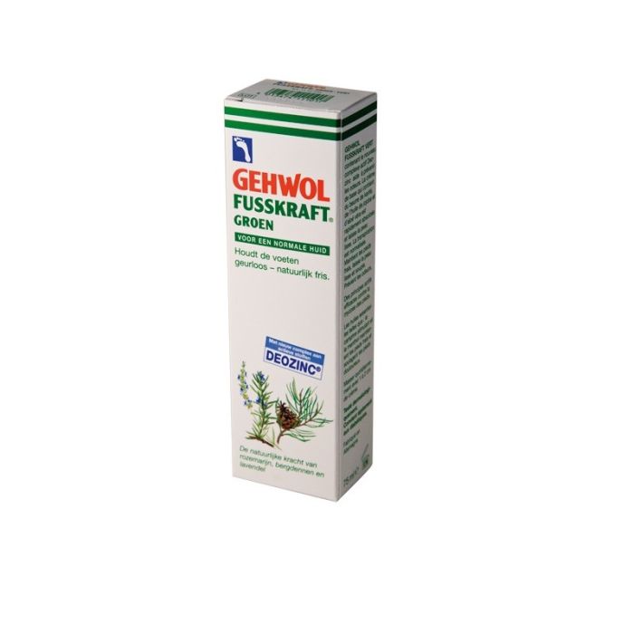 “Gehwol Fusskraft Groen 75 ml – voetcrème voor normale huid, verfrissend en hydraterend”