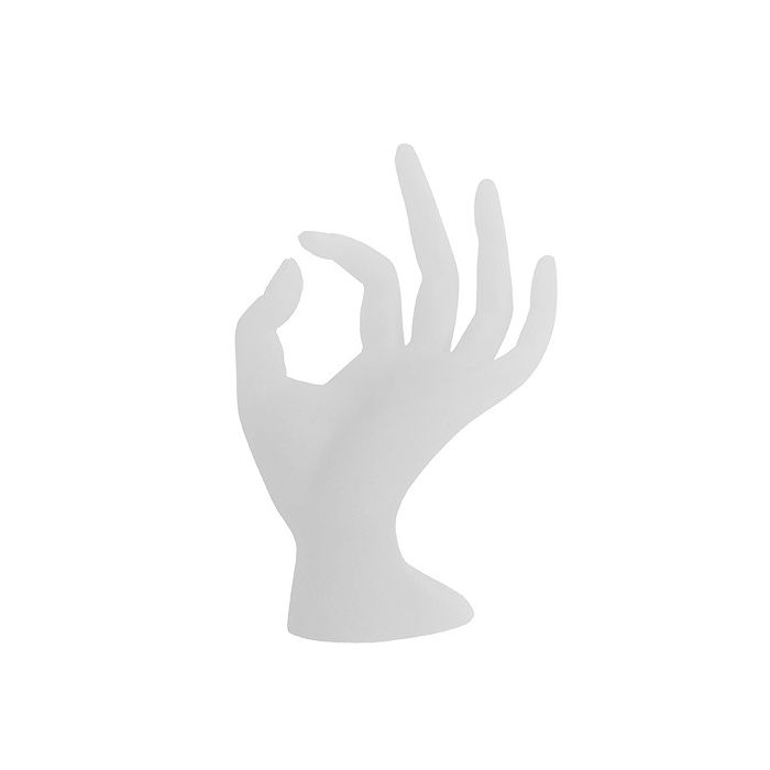 Bell'ure Glazen Hand Wit