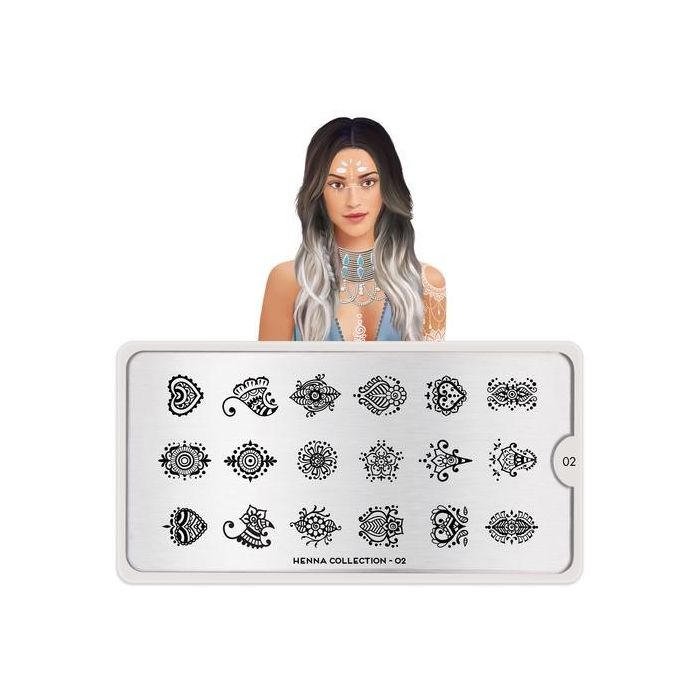 MoYou Henna 02 Stempelplaat