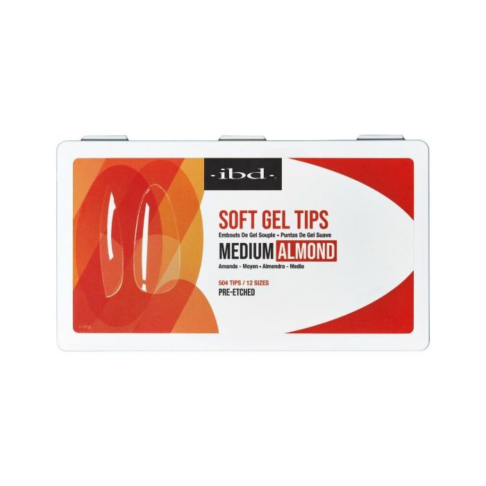 IBD Soft Gel Tips Medium almond