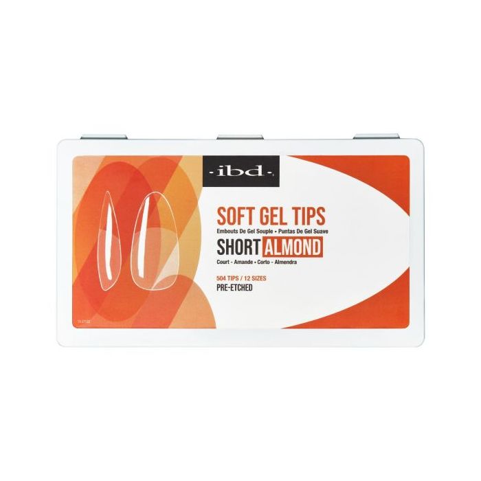 IBD Soft gel Tips Short Almond