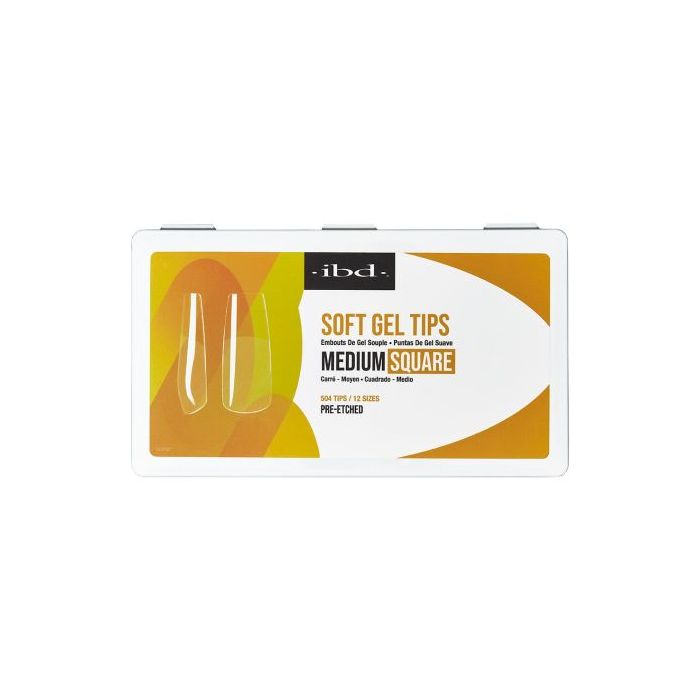 IBD Soft Gel Tips Medium Square 