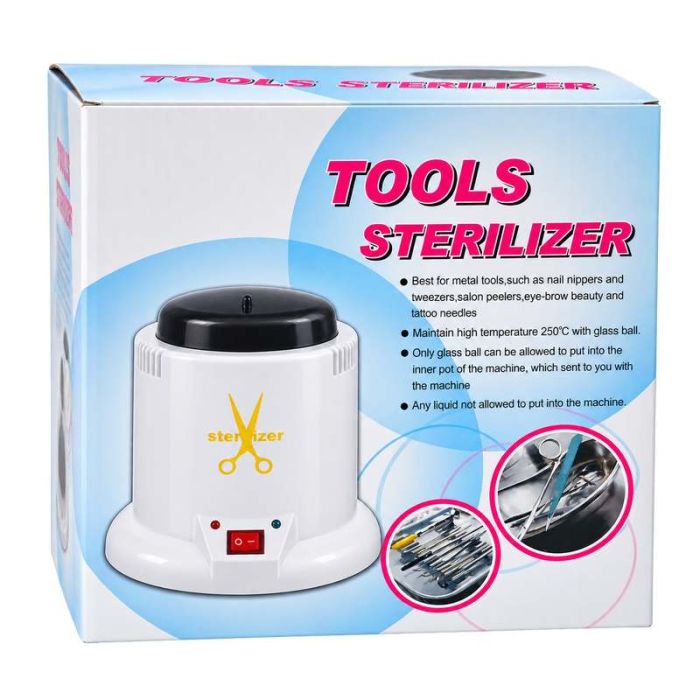 Bell'ure kogelsterilisator inclusief glasparels voor nagelinstrumenten
