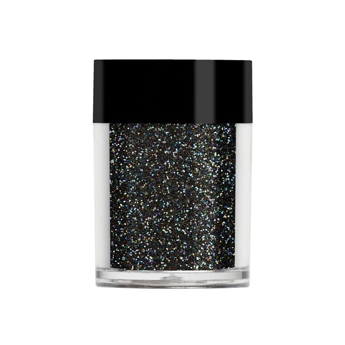 Lecenté Rainbow Black iridescent glitter