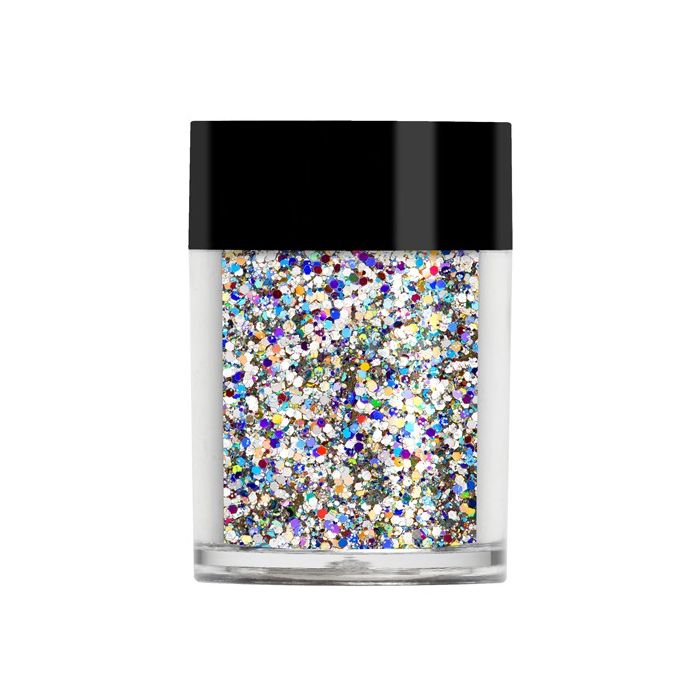Lecenté Silver holographic multi glitz glitter