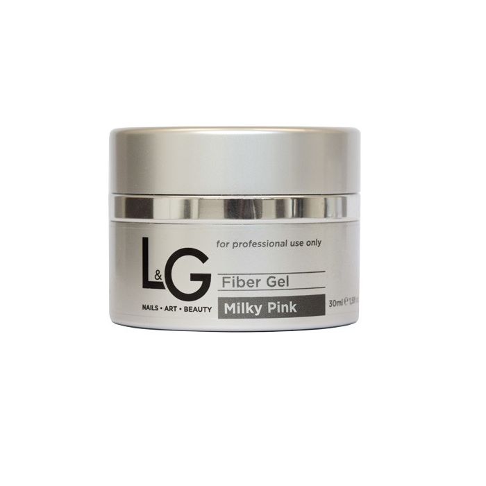 L&G Fiber Gel Milky Pink 30ml