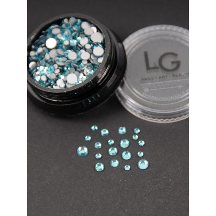 L&G Strass Light Blue 300pcs size 4