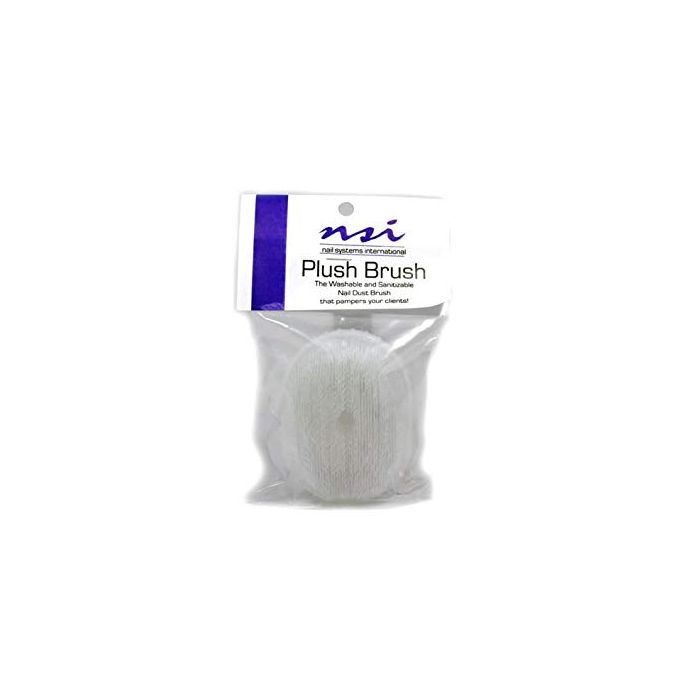 NSI Plush Brush is een extra zachte stofborstel om vijlstof en productresten snel en comfortabel te verwijderen tijdens manicure, gel, BIAB of acryl.