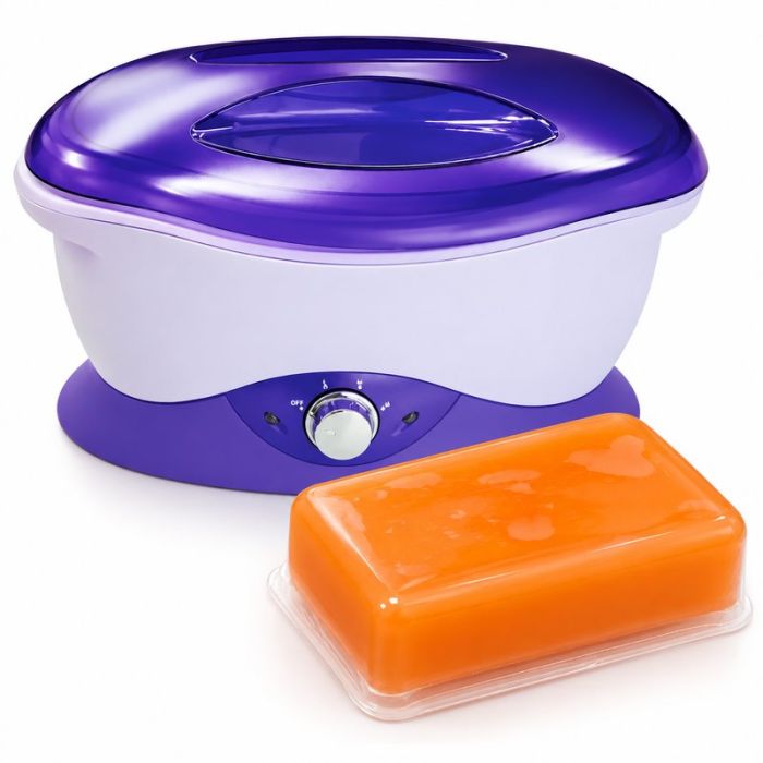 Paraffinebad set met gratis oranje Paraffine Peach 500 ml en accessoires