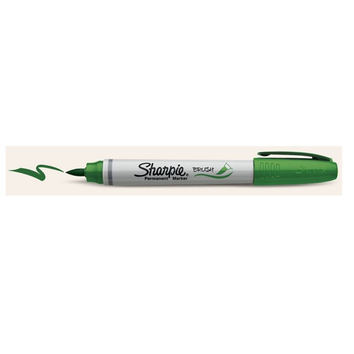 Sharpie Brush Green