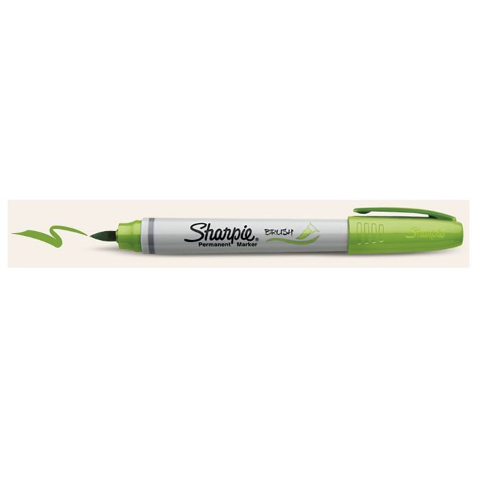 Sharpie Brush Lime