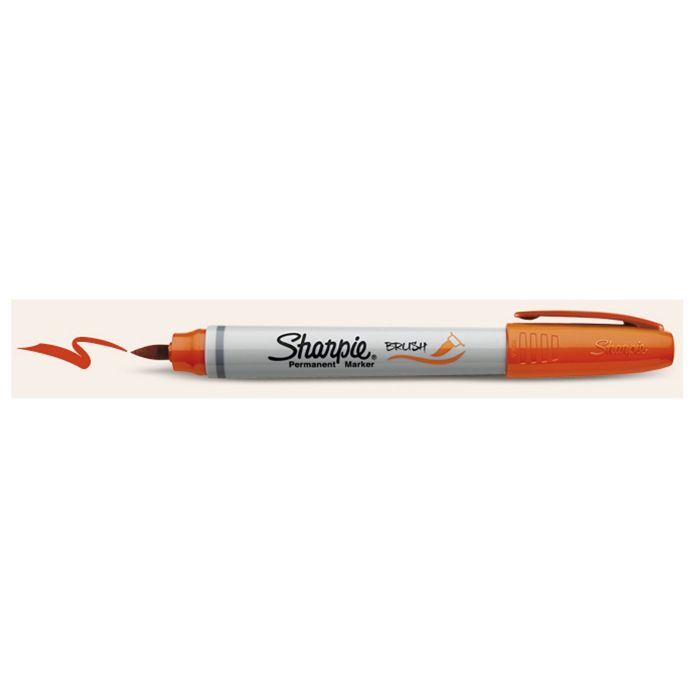Sharpie Brush Orange
