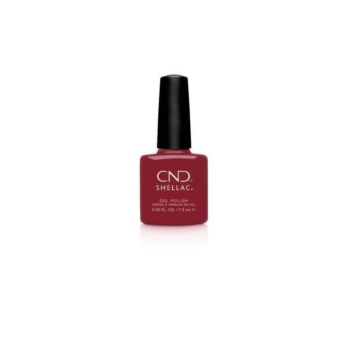CND Shellac Cherry Apple 7.3 ml, een diep rode gellak