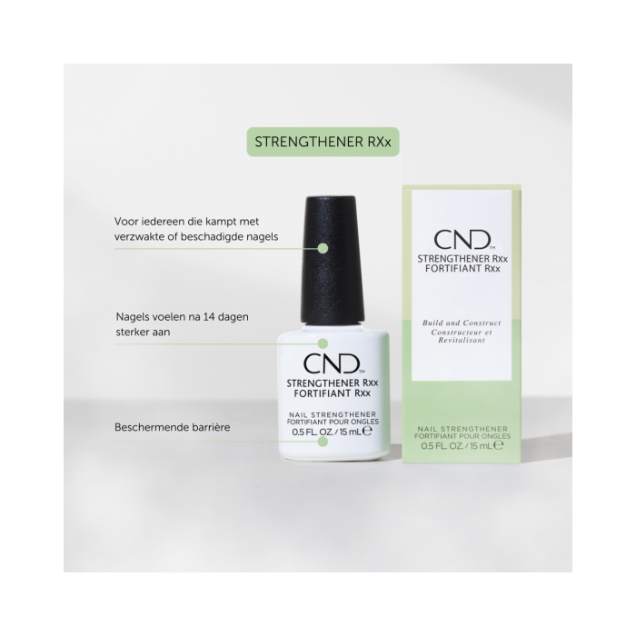 CND Strengthener RXX 15ml – Nagelverharder voor zwakke en beschadigde nagels