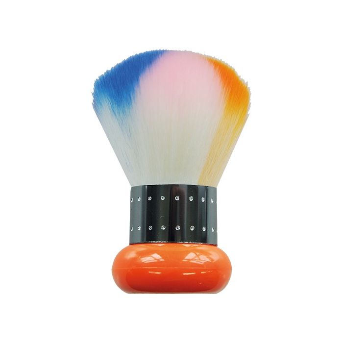 Bell'ure Stofborstel multicolor, Borstel het stof zachtjes weg van nagel, nagelriemzone en vinger