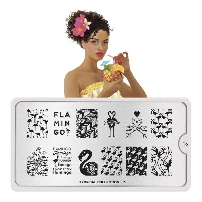 MoYou Tropical 16 Stempleplaat 