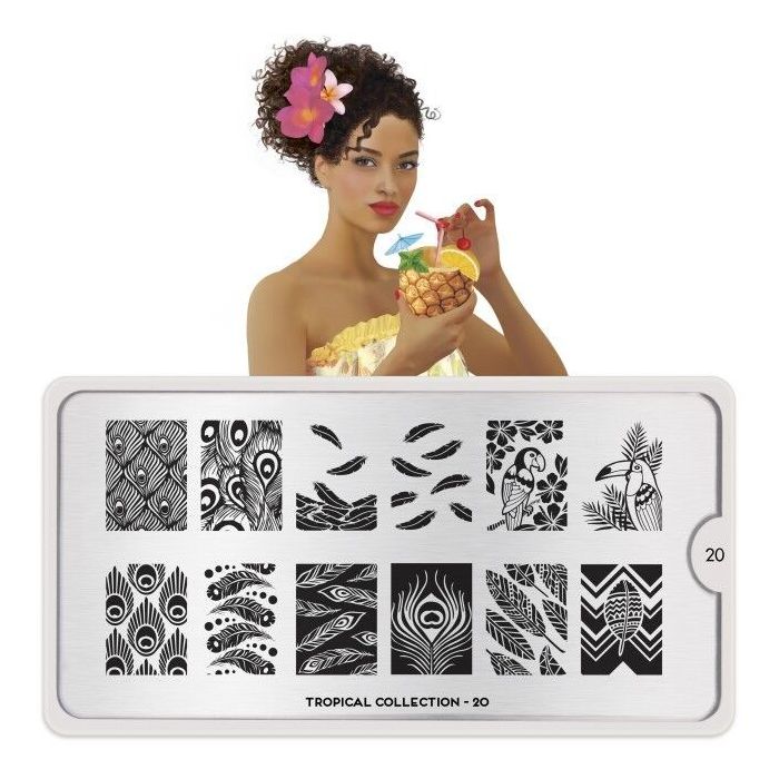 MoYou Tropical 20 stempelplaat