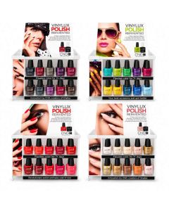 CND VINYLUX nagellak display met verschillende kleuren professionele nagellak IN KORTING