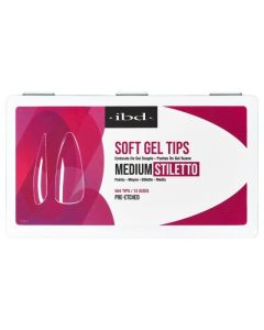 IBD Soft Gel Tips Medium Stiletto 