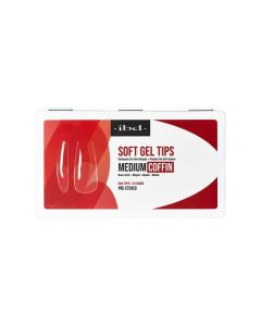 IBD Soft Gel Tips Medium Coffin 