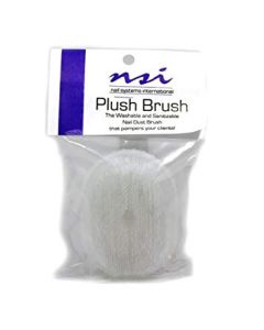 NSI Plush Brush is een extra zachte stofborstel om vijlstof en productresten snel en comfortabel te verwijderen tijdens manicure, gel, BIAB of acryl.