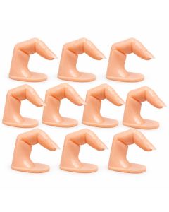 Bell'ure Oefenvinger Lang &ndash; 10 Stuks voor Nagelopleidingen en Nail Art